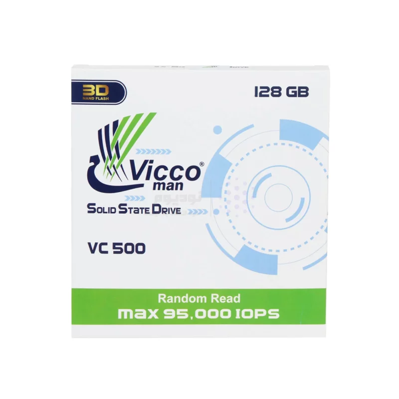 هارد Vicco man SSD مدل VC 500 ظرفیت 128GB - مشکی - تصویر 3