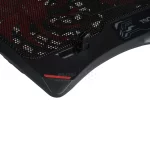 پایه خنک کننده (کول پد) لپ تاپ 17 اینچی چهار فن ال ای دی دار TSCO مدل TCLP 3102 با قابلیت تنظیم ارتفاع - تصویر 4