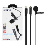 میکروفون یقه ای NITU Lightning مدل NM03 (گارانتی 18 ماه تعویض نیکان همراه)