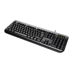 کیبورد باسیم Hatron مدل HK255 - مشکی - تصویر 3