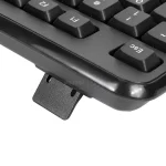 کیبورد باسیم Hatron مدل HK255 - مشکی - تصویر 4