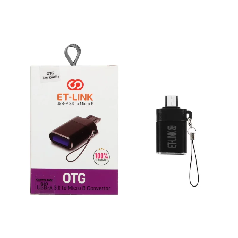 تبدیل اندروید ET-LINK USB3.0 OTG - مشکی - تصویر 2