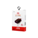 تبدیل ET-LINK USB3.0 OTG Lightning -مشکی - تصویر 4