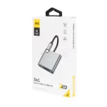 کابل تبدیل سه کاره JBQ مدل HDT-31 - خاکستری (گارانتی یکساله رصاصی) - تصویر 5