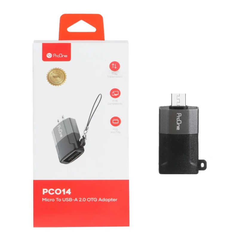 تبدیل Micro USB To USB ProOne OTG مدل PCO14 - تصویر 2