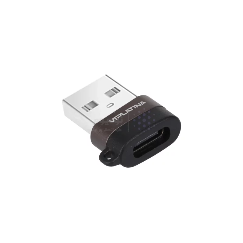 تبدیل VIPLATINA OTG Type-C مدل VX21 - مشکی (گارانتی 18 ماه تعویض نیکان همراه) - تصویر 3