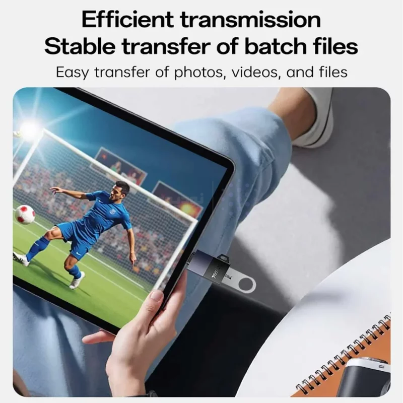 تبدیل Yesido Lightning To USB2.0 مدل GS32 - خاکستری (گارانتی 18 ماه تعویض نیکان همراه) - تصویر 4
