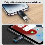 تبدیل Yesido Lightning To USB2.0 مدل GS32 - خاکستری (گارانتی 18 ماه تعویض نیکان همراه) - تصویر 5