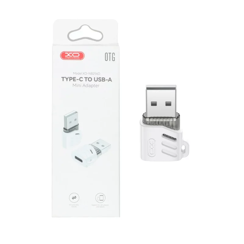 تبدیل XO Type-C To USB مدل XO-NB256D - سفید - تصویر 2