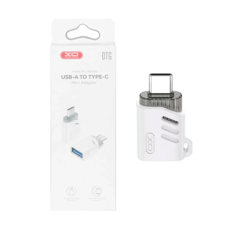 تبدیل XO USB To Type-C مدل XO-NB256B - سفید - تصویر 2