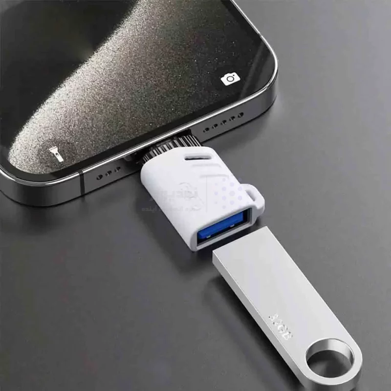 تبدیل XO USB To Type-C مدل XO-NB256B - سفید - تصویر 3