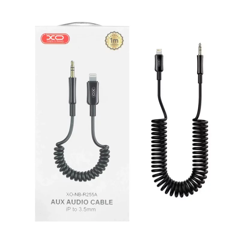 کابل تبدیل XO AUX TO Lightning مدل XO-NB-R255A - مشکی - تصویر 2