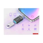 تبدیل Earldom Lightning to USB3.0 مدل OT86L - مشکی - تصویر 3