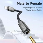 تبدیل Lightning به جک 3.5 میلیمتری Mcdodo مدل CA-501 - مشکی - تصویر 5