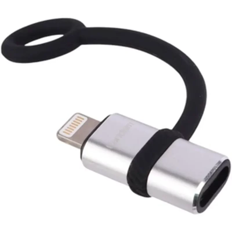 تبدیل Earldom Type-C To Lightning OTG مدل ET-OT102 - نقره ای - تصویر 2