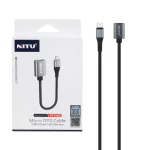 تبدیل NITU OTG TO micro USB مدل CN20 - مشکی خاکستری (گارانتی 18 ماه تعویض نیکان همراه)