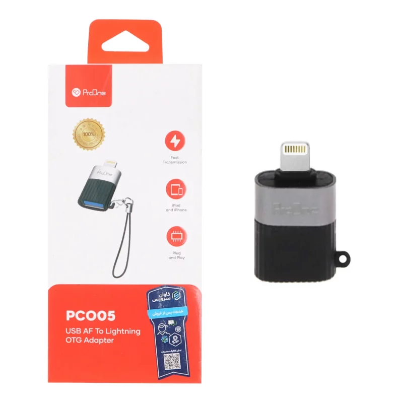 تبدیل Lightning To USB ProOne OTG مدل PCO05 - تصویر 2