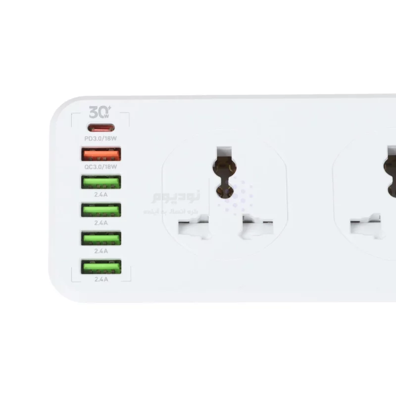 چندراهی برق JBQ مدل SC10610 - سفید (گارانتی یکساله رصاصی) - تصویر 5