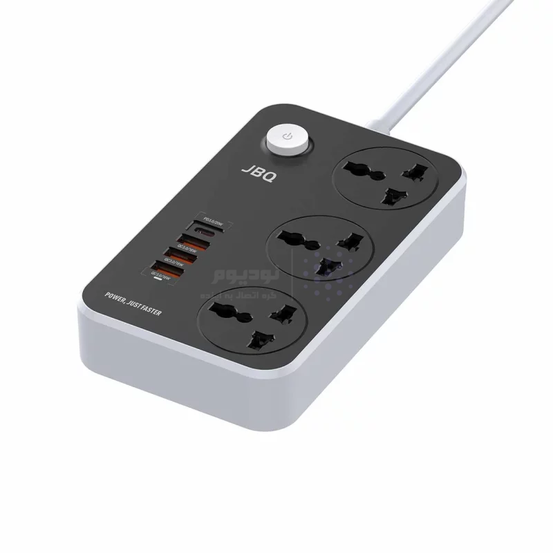 چندراهی برق JBQ مدل PS-1001 - سفید (گارانتی یکساله رصاصی) - تصویر 3