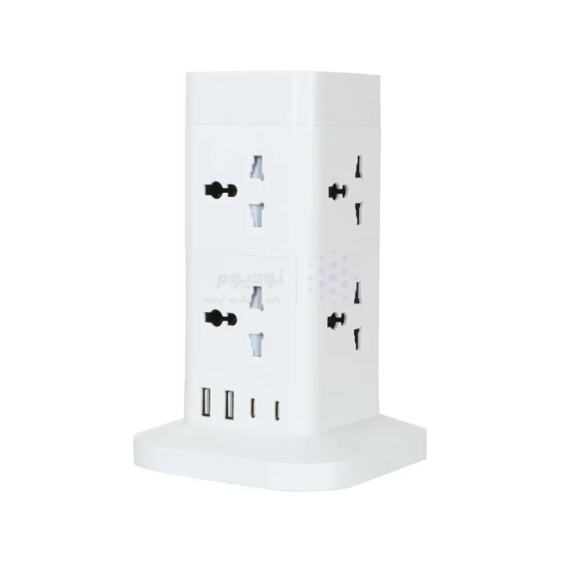 چندراهی برق Hicostar مدل HS-PS322 - سفید - تصویر 4