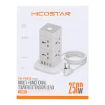 چندراهی برق Hicostar مدل HS-PS322 - سفید - تصویر 7