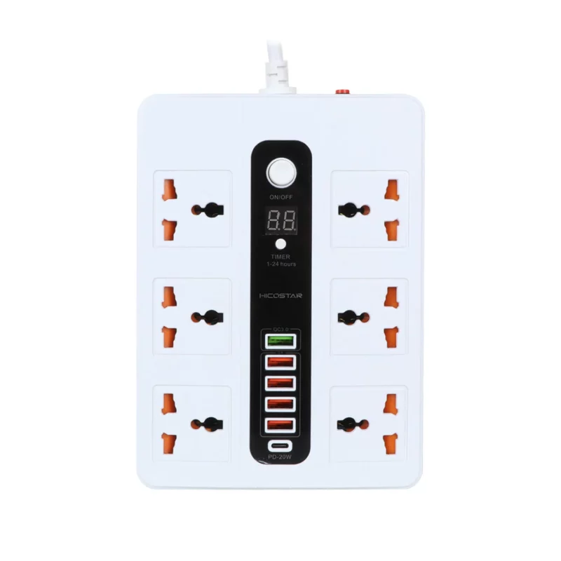 چندراهی برق Hicostar مدل HS-PS320 - سفید - تصویر 2
