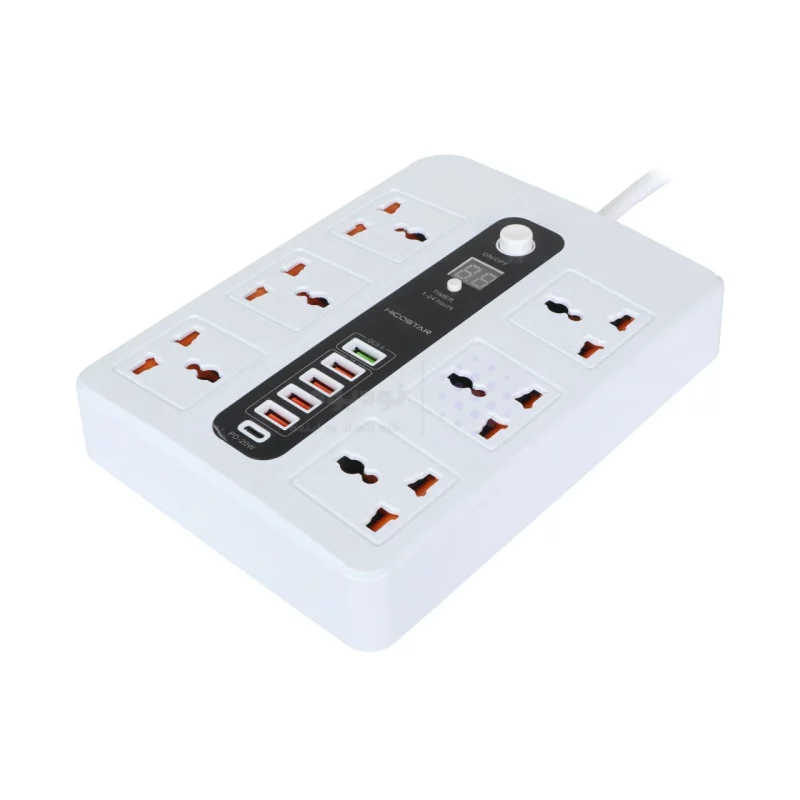 چندراهی برق Hicostar مدل HS-PS320 - سفید - تصویر 4