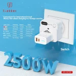 تبدیل برق 3 به 2 تایمر دار Earldom مدل ES-SC20 - سفید - تصویر 8