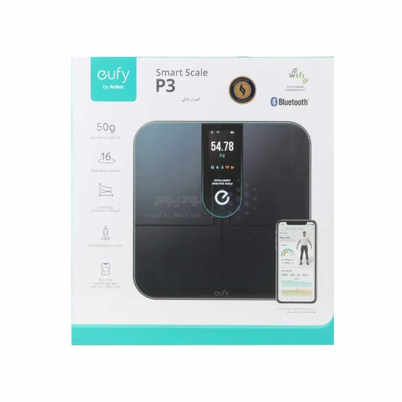 ترازو هوشمند ANKER مدل Eufy P3 T9150K11 - مشکی (گارانتی 18ماهه حافظه طلایی ایستا) - تصویر 8