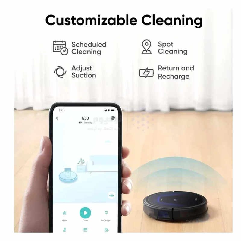 جارو رباتیک ANKER مدل eufy G50 Hybrid T2212V11 - مشکی (گارانتی 18ماهه حافظه طلایی ایستا) - تصویر 7