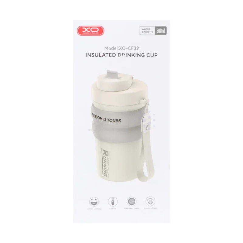 فلاسک و ماگ مسافرتی XO 500ML مدل CF39 - سفید - تصویر 5