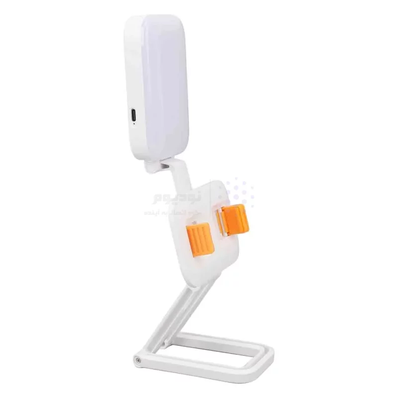 هولدر سلفی چراغ دار رومیزی شارژی Yesido مدل DH10 - سفید (گارانتی 18 ماه تعویض نیکان همراه) - تصویر 3
