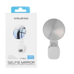 آینه سلفی با گیره اتصال به موبایل و تبلت VIPLATINA مدل VH54 - سفید