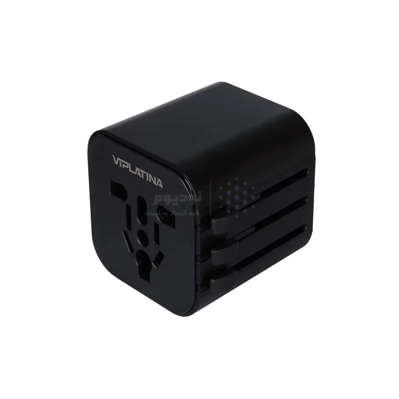 تبدیل برق VIPLATINA مدل VC125 - مشکی (گارانتی 18 ماه تعویض نیکان همراه) - تصویر 3