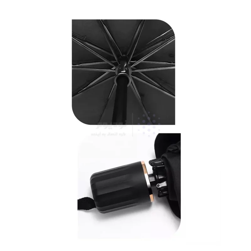 چتر آفتابگیر خودرو Hicostar مدل HS-U560 - مشکی - تصویر 5