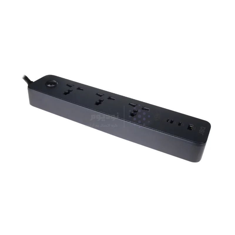 چندراهی برق JBQ مدل Multiple Security J725844 - مشکی (گارانتی یکساله رصاصی) - تصویر 3
