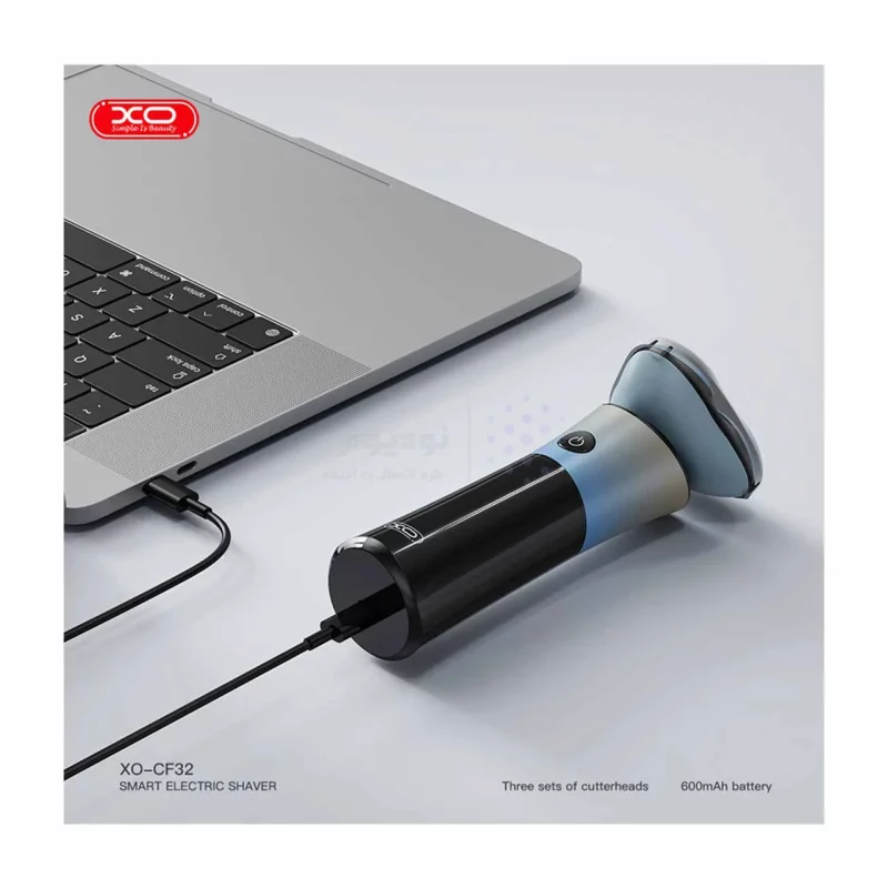 ماشین ریش تراش ضدآب شارژی چندکاره XO مدل XO-CF32 - آبی - تصویر 8