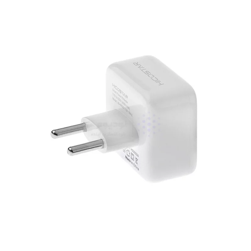 تبدیل برق 3 به 2 تایمردار Hicosatr مدل HS-PS301 - سفید - تصویر 4