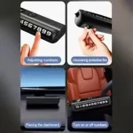 شماره تلفن مخصوص پارک خودرو Koluman مدل K-N01 - مشکی - تصویر 3