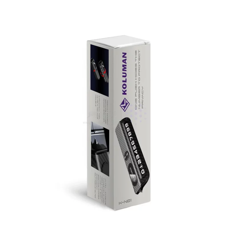 شماره تلفن مخصوص پارک خودرو Koluman مدل K-N01 - مشکی - تصویر 8