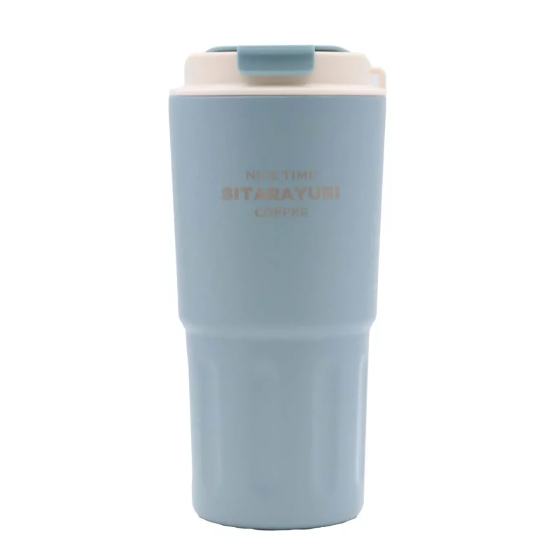 تراول ماگ Sitarayuri مدل ZF-006 ظرفیت 600 میلی لیتر - سبزآبی - تصویر 2