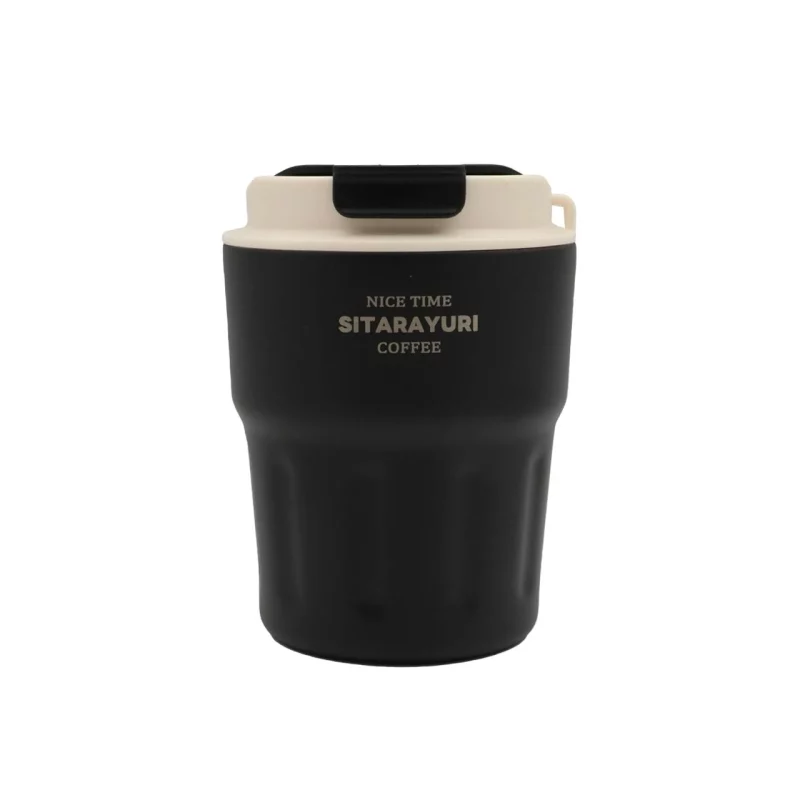 تراول ماگ Sitarayuri مدل ZF-023 ظرفیت 290 میلی لیتر - مشکی - تصویر 2