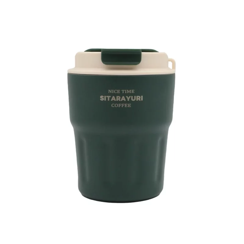 تراول ماگ Sitarayuri مدل ZF-023 ظرفیت 290 میلی لیتر - سبز - تصویر 2