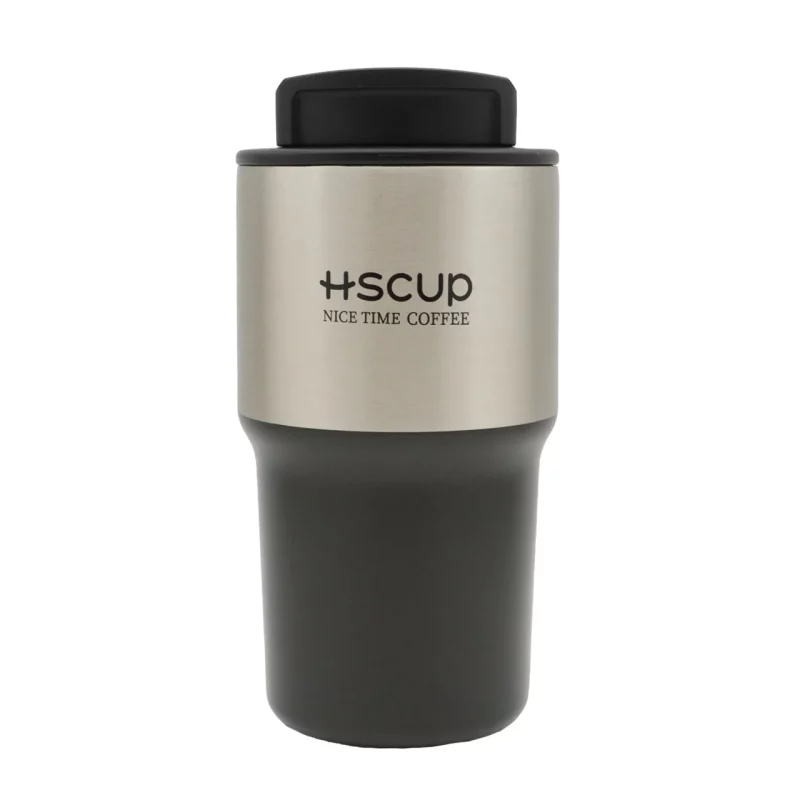 تراول ماگ HSCUP مدل H-BW-1484 ظرفیت 550 میلی لیتر - مشکی - تصویر 2