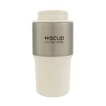 تراول ماگ HSCUP مدل H-BW-1484 ظرفیت 550 میلی لیتر - سفید