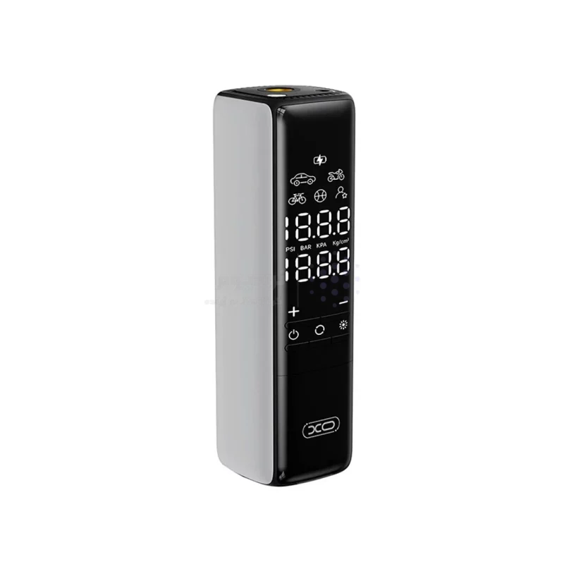 پمپ باد XO مدل XO-CZ017 - مشکی (دارای چراغ قوه LED) - تصویر 5