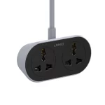 چندراهی برق 2 خانه LDNIO مدل SC2018-5M 2500W - خاکستری