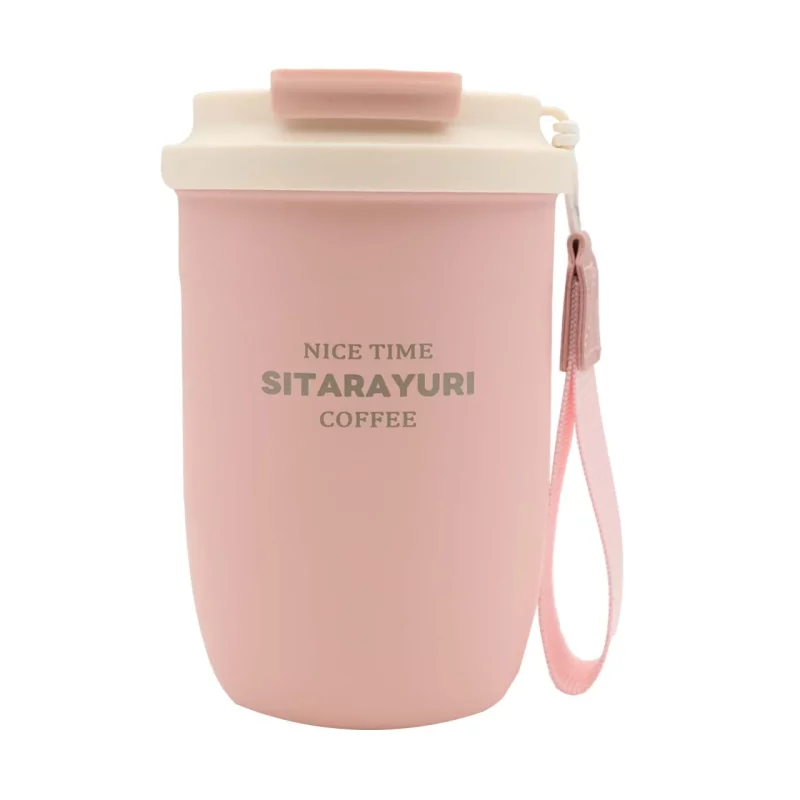 تراول ماگ Sitarayuri مدل ZF-048 ظرفیت 380 میلی لیتر - صورتی - تصویر 2