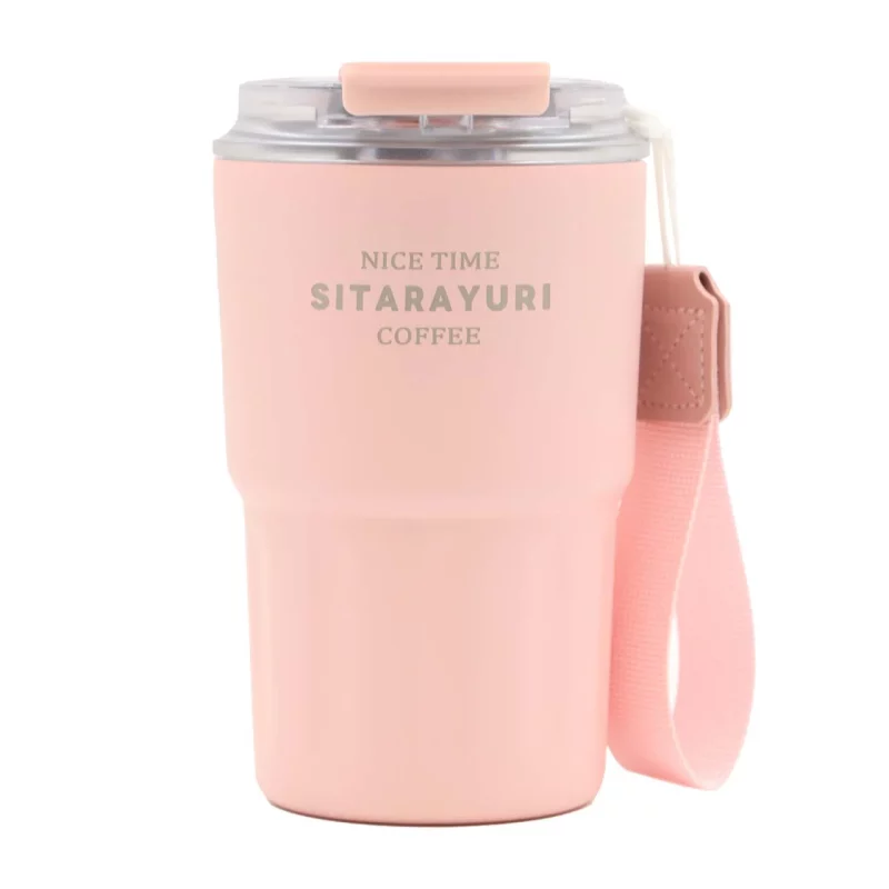تراول ماگ Sitarayuri مدل ZF-026 ظرفیت 360 میلی لیتر - صورتی پاستلی - تصویر 2