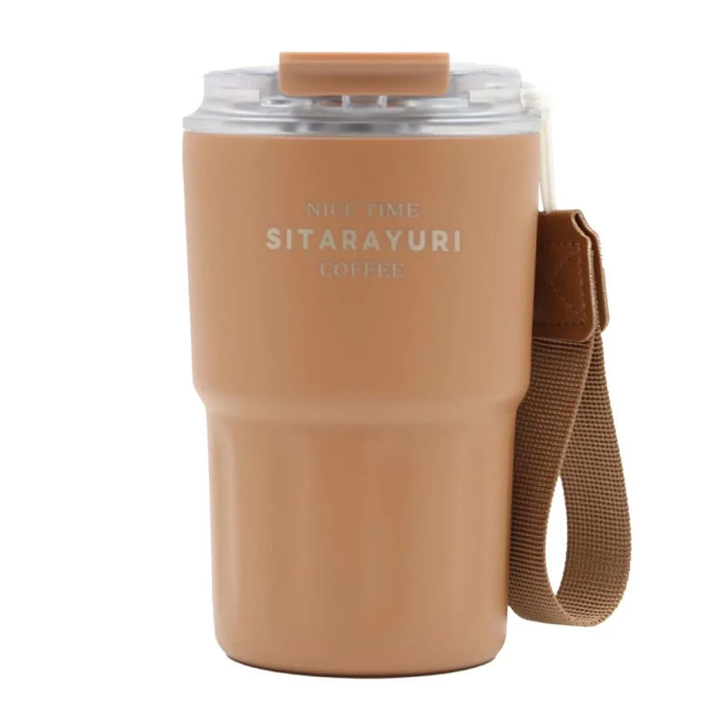 تراول ماگ Sitarayuri مدل ZF-026 ظرفیت 360 میلی لیتر - قهوه ای - تصویر 2